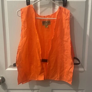Bright orange men’s hunters specialty orange vest - deer - shooting range - Picture 1 of 6