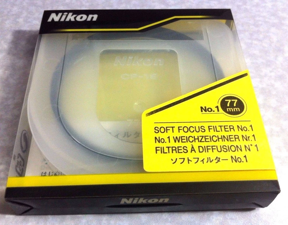 Nikon 77mm Soft Focus Filter #1 No.1 Glass Lens Filter 77 mm Japan Genuine OEM - Image 1 of 3