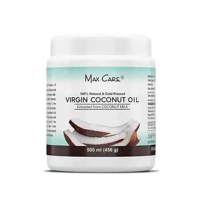 Max Care Wide Mouth Natural & Cold Pressed Virgin Coconut Oil, 500ml - Image 1 of 3