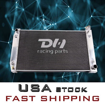 Radiador de aluminio de 4 filas para Chevy GMC 1988-1999 C/K/R/V 1500 2500 3500 Suburban V6 V8 Foto 1 de 4