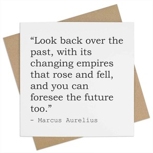 Philosophy Marcus Aurelius Quote Greeting Cards (GC106299)