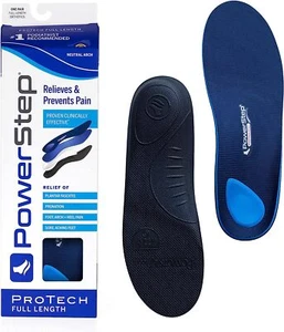 Plantillas de longitud completa PowerStep ProTech - Alivio de la fascitis plantar - Varios tamaños - Imagen 1 de 4