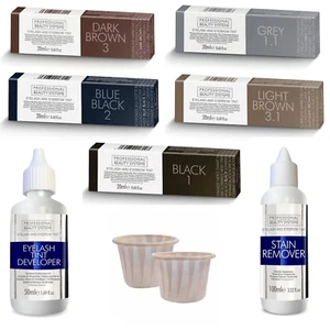 Eyelash Eyebrow Tint Dye Lash Tinting Brow Lashes Professional Beauty Systems - Picture 1 of 26