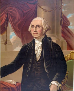 George Washington Photograph - Vintage Photo from 1876 - Picture 1 of 1