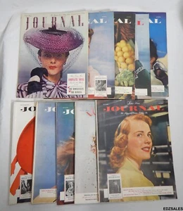 10 Vintage Ladies' Home Journal Magazines - November 1944, 1950 - Picture 1 of 11
