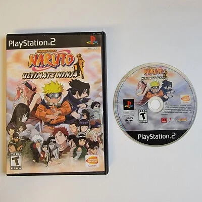 Naruto: Ultimate Ninja (Sony PlayStation 2 PS2, 2006, Black Label) *No Manual* - Image 1 of 4