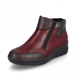 Mujer Rieker 48754-35 Rojo Combi Botines - Imagen 1 de 7