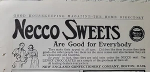 1910 Necco Sweets Candy Are Good For Everybody vintage ad - Picture 1 of 1