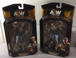 The Young Bucks Nick y Matt Jackson Aew Serie 3 Inigualables Nuevas Figuras Selladas - Imagen 1 de 8