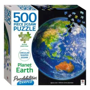 Puzzlebilities Shaped 500pc Jigsaw Puzzle - Planet Earth - Picture 1 of 3