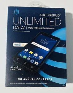 Prepaid AT&T Prepaid Unlimited Data Alcatel Ideal 8GB - Photo 1 sur 8