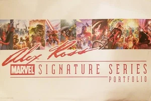 2014 SDCC ALEX ROSS cartera de impresión artística - juego de 10 por Alex Ross firmado #/200 - Imagen 1 de 3