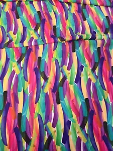 2,2 Yds, Chiffon Digitaldruck Stoff, mehrfarbig für Damenbekleidung! EB9 - Bild 1 von 5