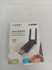 Double 2dbi Antenna Dual Band 802.11ac N/g/b 600mbps Wireless Usb Wifi Adapter - Afbeelding 1 van 3