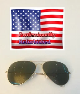 Ray Ban RB3025 Gold Mode Pilotenbrille mit neuen G15 Gläsern - Bild 1 von 10