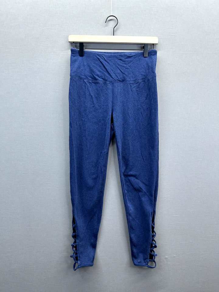 Reebok Womens Blue Leggings Elastic Waist Pull On Size Medium - Image 1 of 4