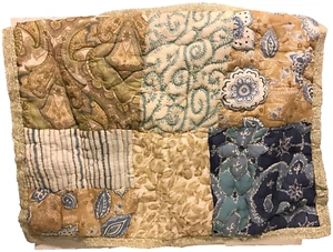 Bed Bath & Beyond New Antique Global Euro Sham MSRP $49.99 NEW - Picture 1 of 20