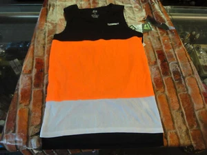 RBX neon orange black white boys 12 activewear shirt tank to NWT - Picture 1 of 4