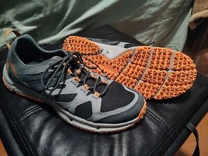 Men's Size 11 MERRELL Hydrotrekker Hiking Shoes Breathable Grey Flame