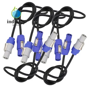 5-Pack 5ft Powercon Extended Cable Male to Female Power Plug for Stage Par Light - Picture 1 of 8