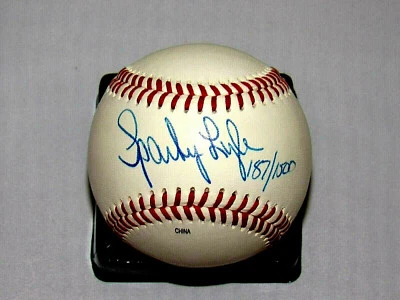 SPARKY LYLE NEW JERSEY PATRIOTS MGR YANKEES SIGNED AUTO L/E GAME BASEBALL JSA - Image 1 of 3