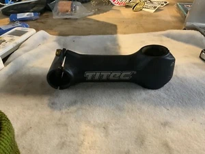 Vintage Titec Fast Al Stem 1 1/8 in Threadless 25.4 mm MTB 110 mm Black 90s - Picture 1 of 4