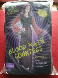 Women's Halloween Renaissance Costume Blood Rain Countess Size S/M  - Picture 1 of 5