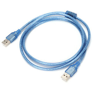USB2.0 Cable High Speed Stable Male To Male 24 / 28AWG Cord For Charging Dat ECM