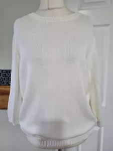 Oui Reversible 75/25%cotton Linen Blend Jumper/cardigan Uk14 Bnwt 2for1 - Picture 1 of 8