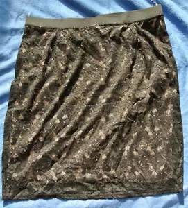 AUTOGRAPH Label Size 20 Black Lace STRAIGHT SKIRT. NEW rrp$99.99 Stretch NEW - Picture 1 of 1