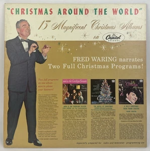 1957 Christmas from Around the World Capitol Records Promo w Fred Waring VGC - Picture 1 of 6