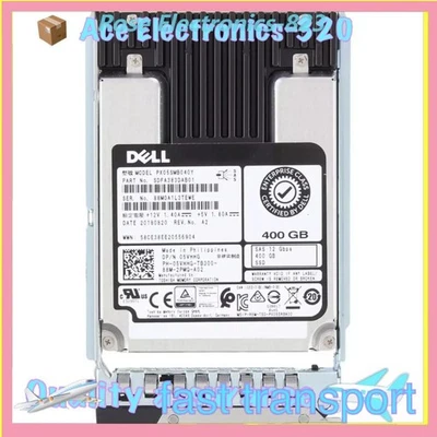 New 05VHHG 5VHHG Dell 400GB 12Gbps WI 2.5" SAS PX05SMB040Y SSD 14G KIT - Image 1 of 2