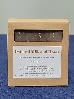 Cripple Creek Handmade Soap Bar - American Made All Natural "OATMEAL MILK HONEY" - Image 1 of 3