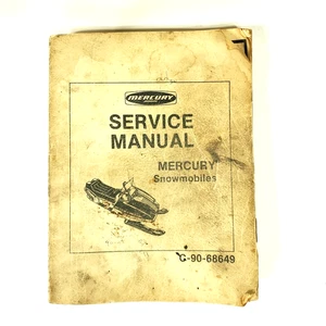 Mercury 200 250 Rocket Lightning Hurricane 400 440 Snowmobile Service Manual - Picture 1 of 8