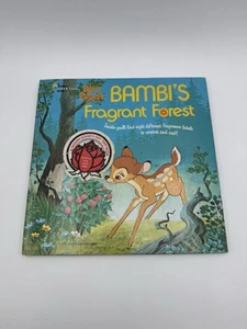 Vintage Disney Bambi’s Fragrant ForestBook Book 1975 Hardcover Scratch and Sniff - Picture 1 of 3
