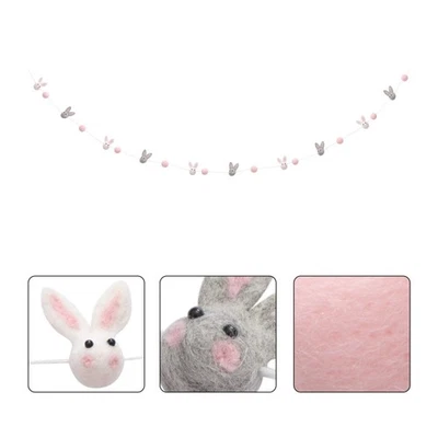 1pc Rabbit Ball String Decor Weihnachtszimmer Anhänger Ball hängen Schmuck - Bild 1 von 4