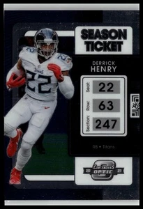 Boleto de temporada 2021 Panini Contenders Optic #32 Derrick Henry - Imagen 1 de 2