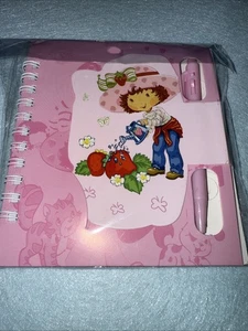 Strawberry Shortcake Lined Notebook With Pen Set In Pink - Picture 1 of 5