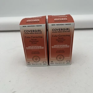 2-COVERGIRL Color Correcting Serum Moisturizer Primer For Deep Skin Tones - Picture 1 of 2