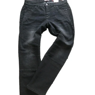 Sheego Jeans Hose Damen schwarz black Steppung Lana Biker (308) (6 250) - Bild 1 von 4