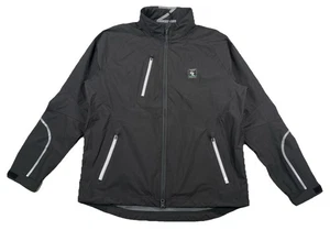 Zero Restriction Power Torque Full Zip Jacket Black Metallic Silver Medium - Picture 1 of 9