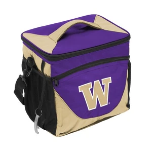 Washington Huskies 24 Can Lunch Insulated Portable Cooler w/Carrying Strap - Picture 1 of 1