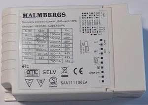 Malmbergs Konstantstrom LED Netzteil Dimmer dual Channel 50W 250- 700mA - Bild 1 von 2
