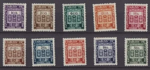 BRIEFMARKEN FRANZÖSISCHE KOLONIE INDIEN Steuer Nr. 19/28 NEU ** REF 540 - Bild 1 von 1