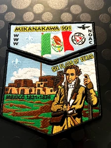 OA MIKANAKAWA LODGE 101 1915-2015 NOAC 100th ANN TWO PIECE SET - Picture 1 of 1