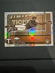 2025 Topps Chrome Sephia Rifrattore Byron Buxton #172 Twins (JM) - Foto 1 di 2