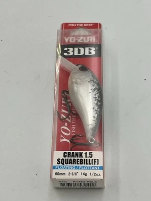 Yo-Zuri 3DB Squarebill (F) Floating Crankbait 2-3/4" 1/2oz R1352-PBLS Fishing - Image 1 of 2