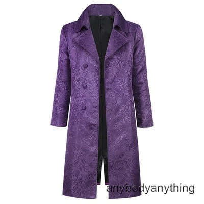 Casaco jacquard masculino vitoriano gótico jaqueta vitoriana fantasia jaqueta de Halloween - Imagem 1 de 4