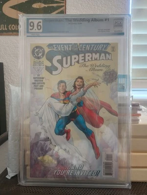 Superman: The Wedding Album #1 Standard Edition-Newsstand Variant (DC Comics... - Image 1 of 2