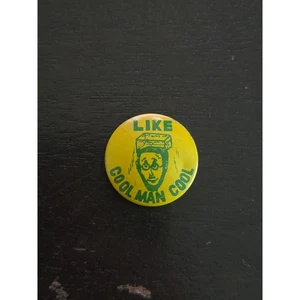 Vintage 1950s-60s "Like Cool Man Cool" 7/8" Beatnik Button Pin Pop Culture - Picture 1 of 3
